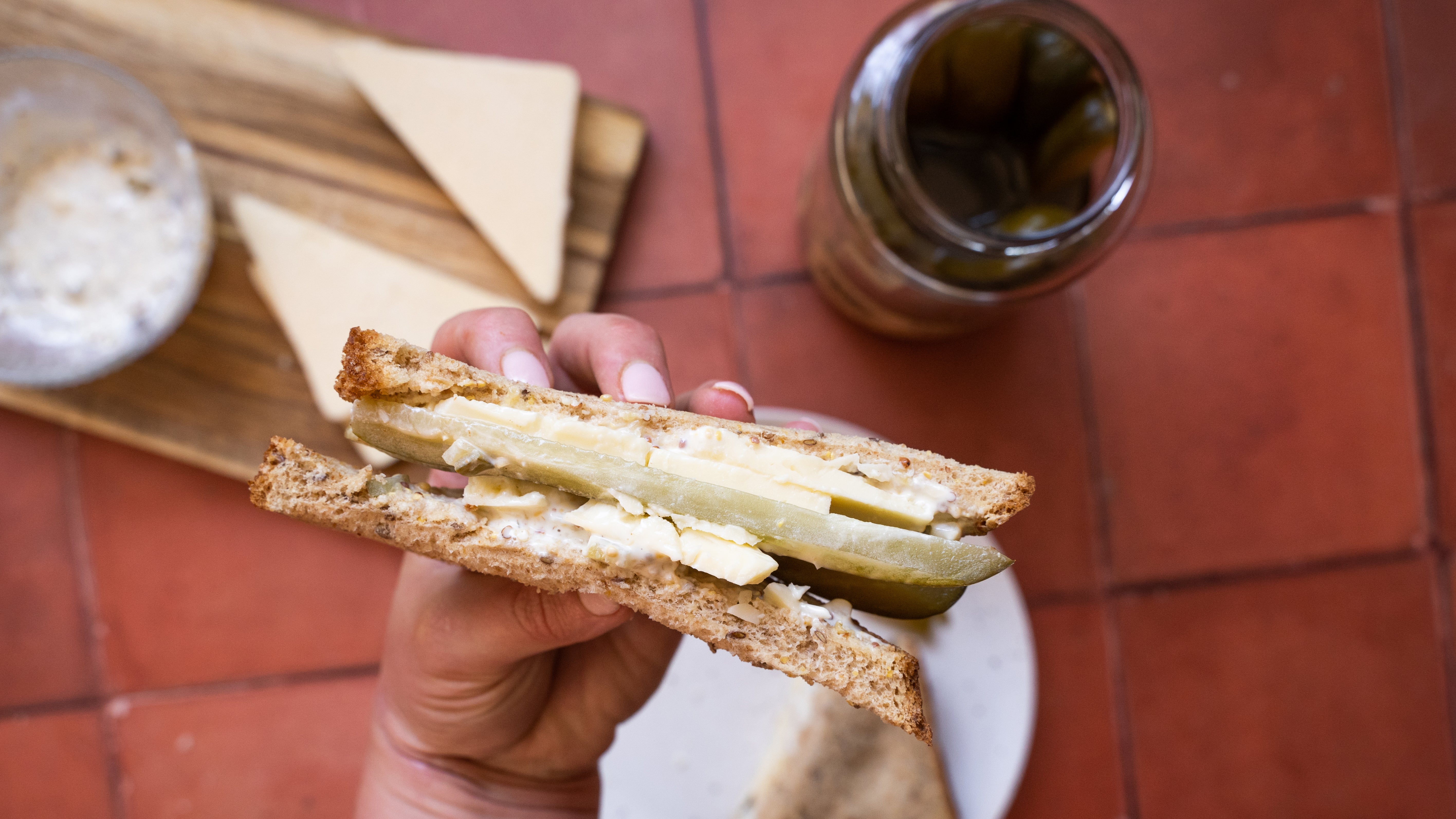 A Really Good Pickle Sandwich