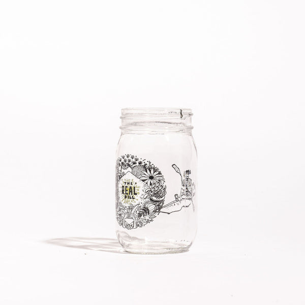 Mason Jar Drinking Glass - The Real Dill®