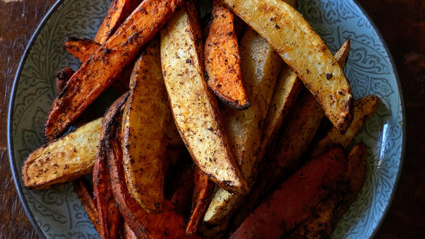 Bloody Mary Rimming Spice Potato Wedges