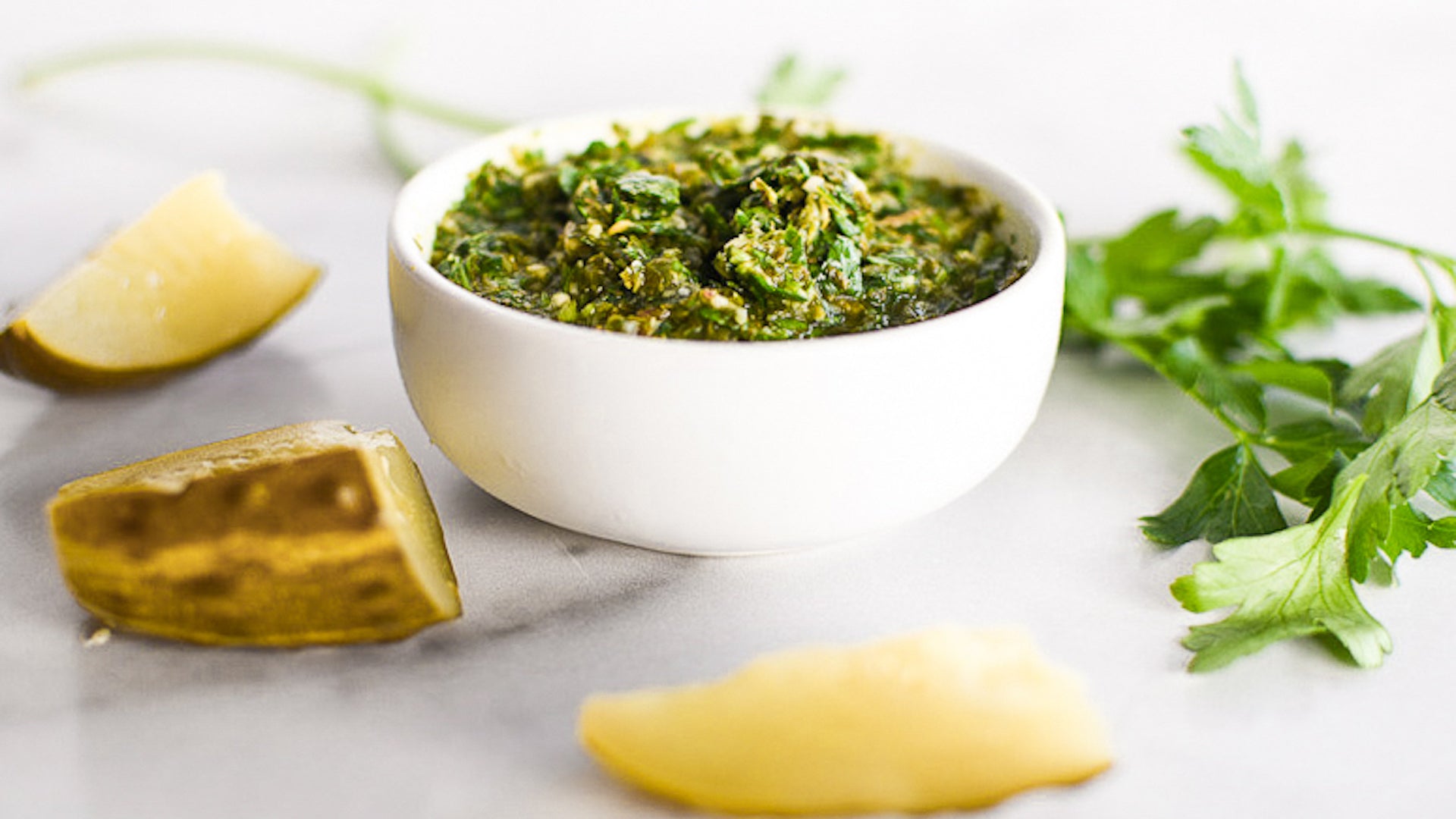 Pickle Brine Chimichurri