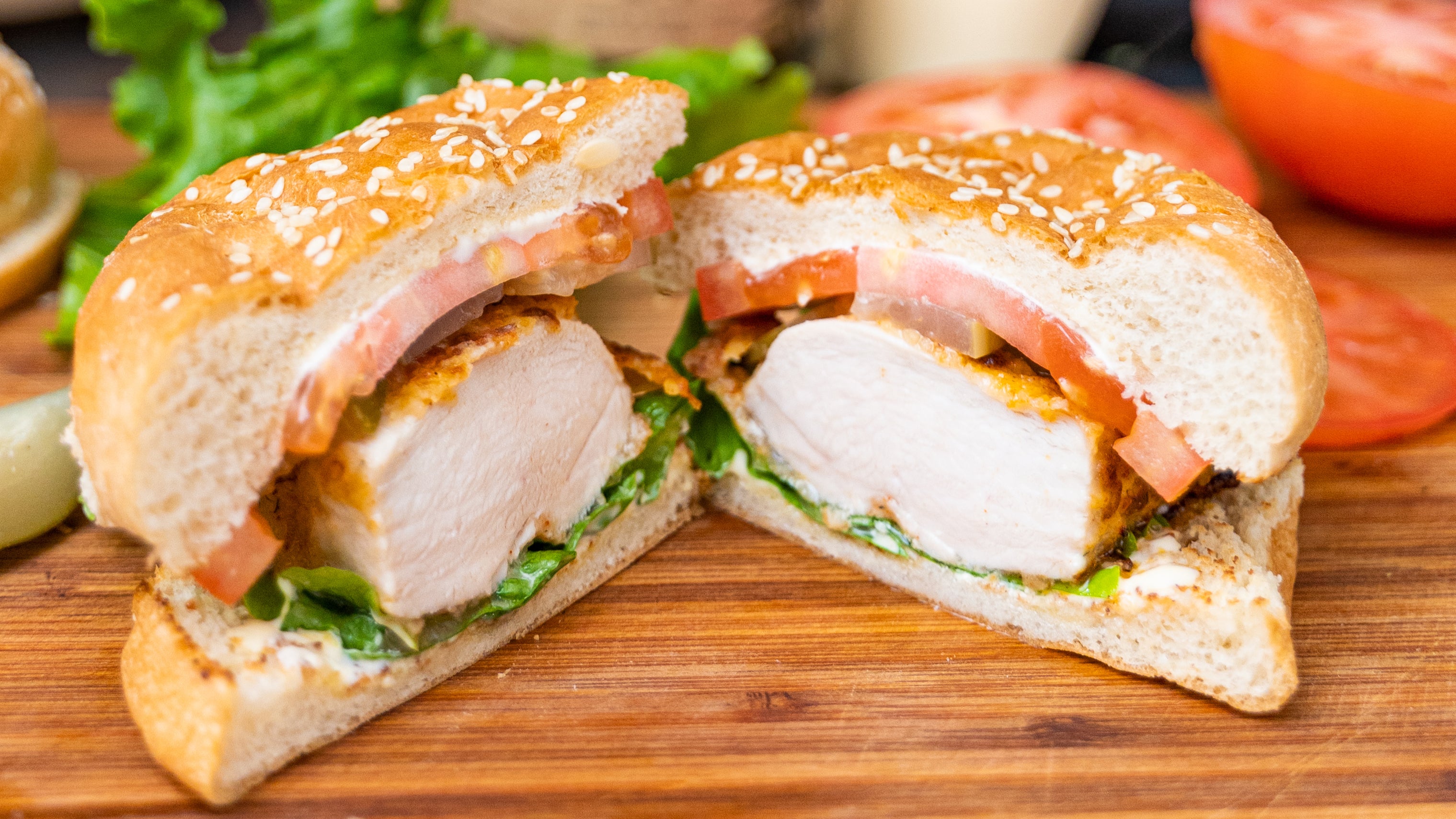 Crispy Air Fryer Dill Pickle Chicken Sandwich