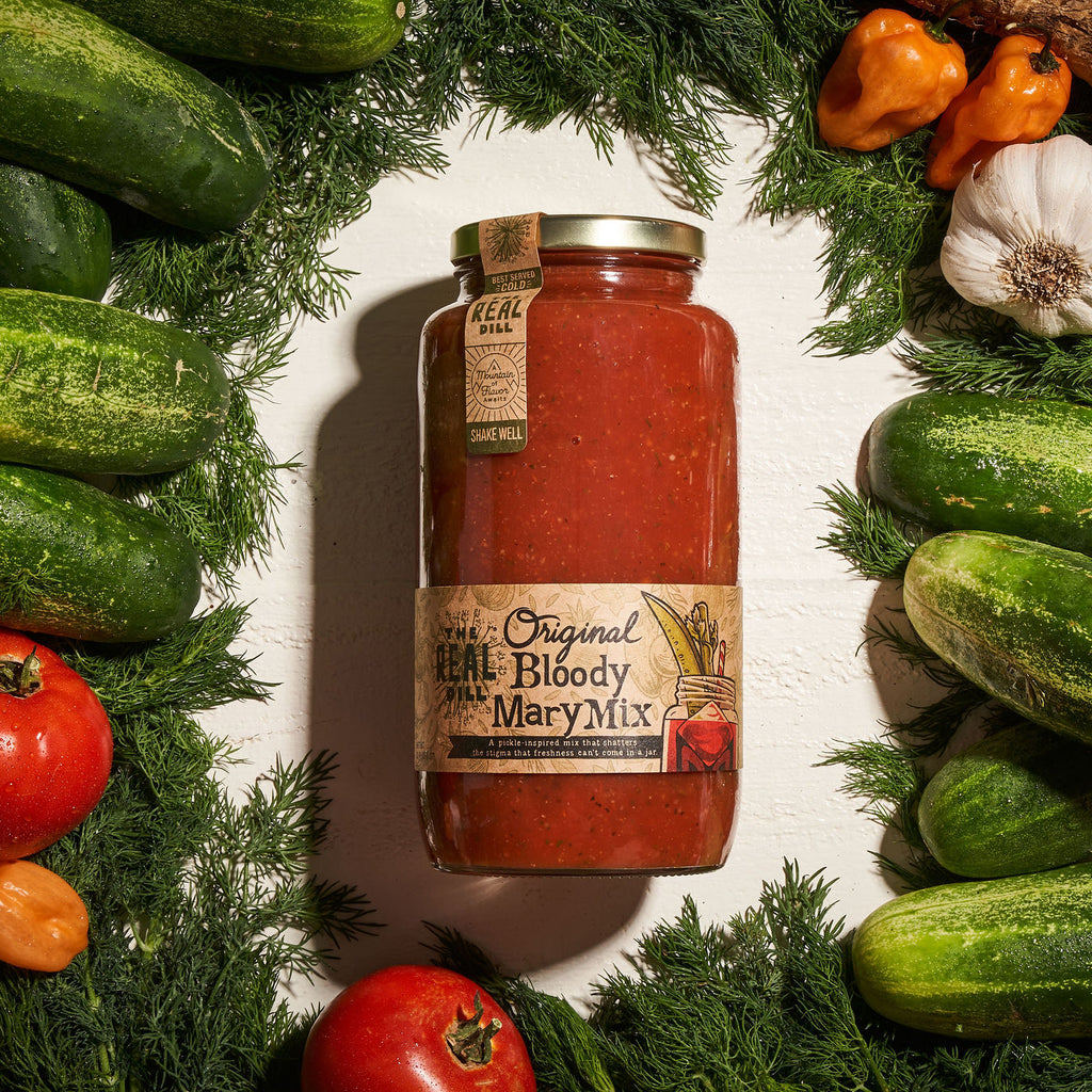 All Natural Best Vegan Bloody Mary Mix in Small Batch The Real Dill®